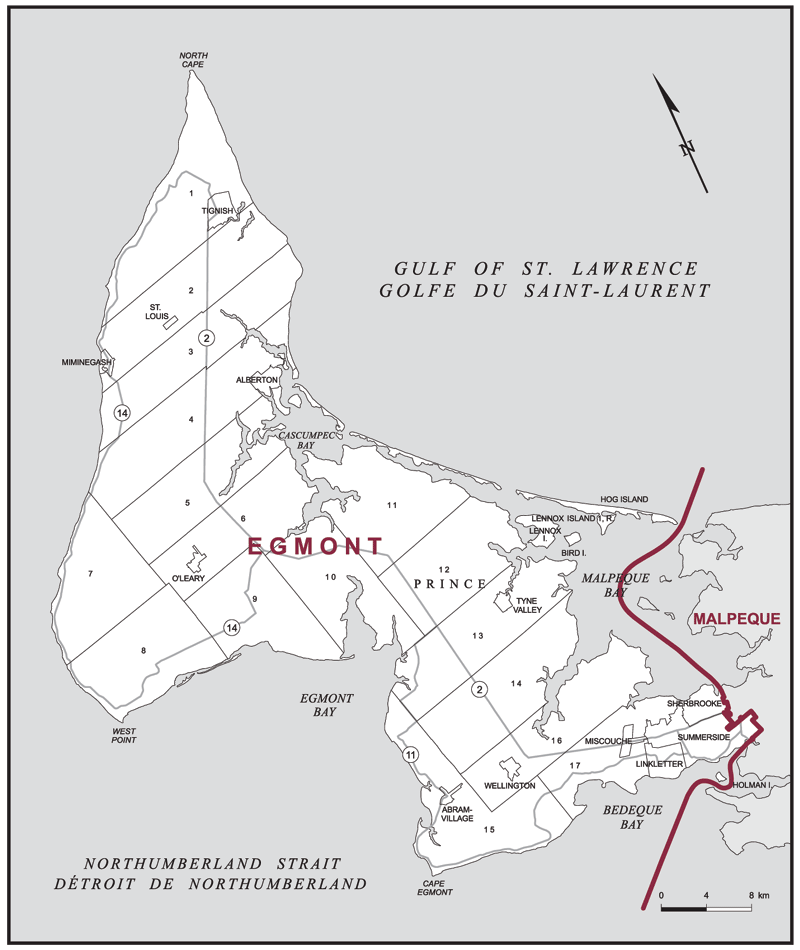 map of prince edward island. Maps of Prince Edward Island