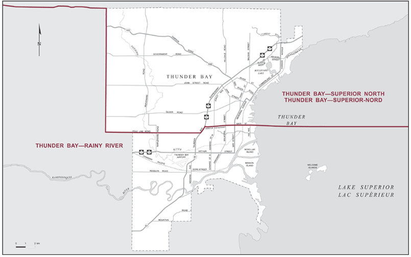 Carte &ndash; Thunder Bay, Ontario