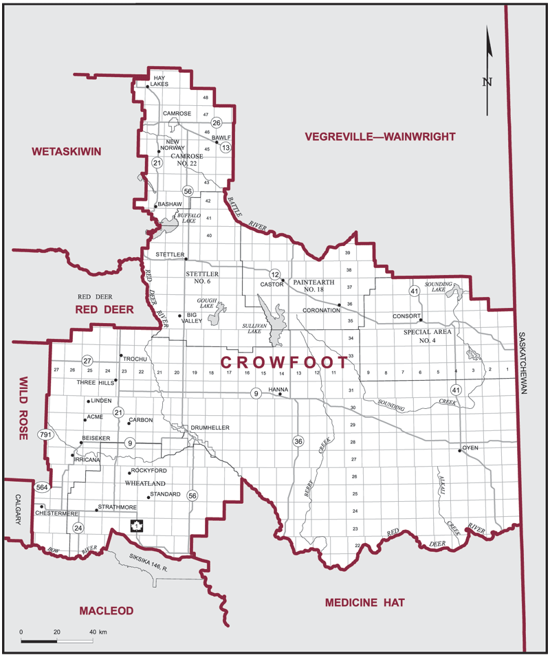 Crowfoot Riding, 2011 - Source: Elections Canada