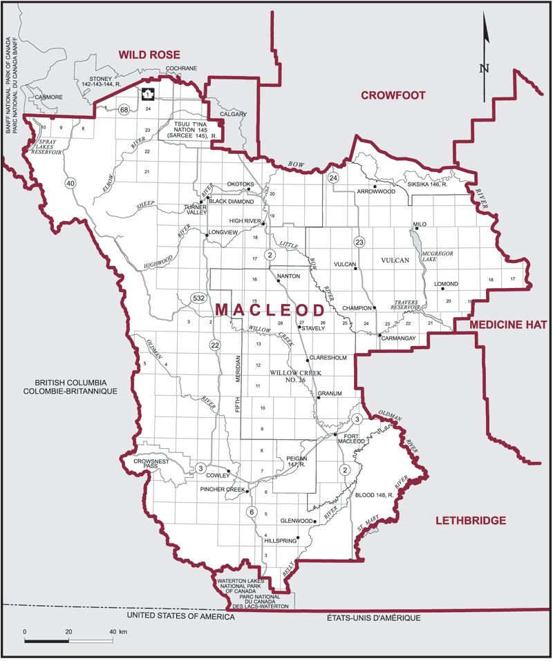Macleod Riding, 2011 - Source: Elections Canada