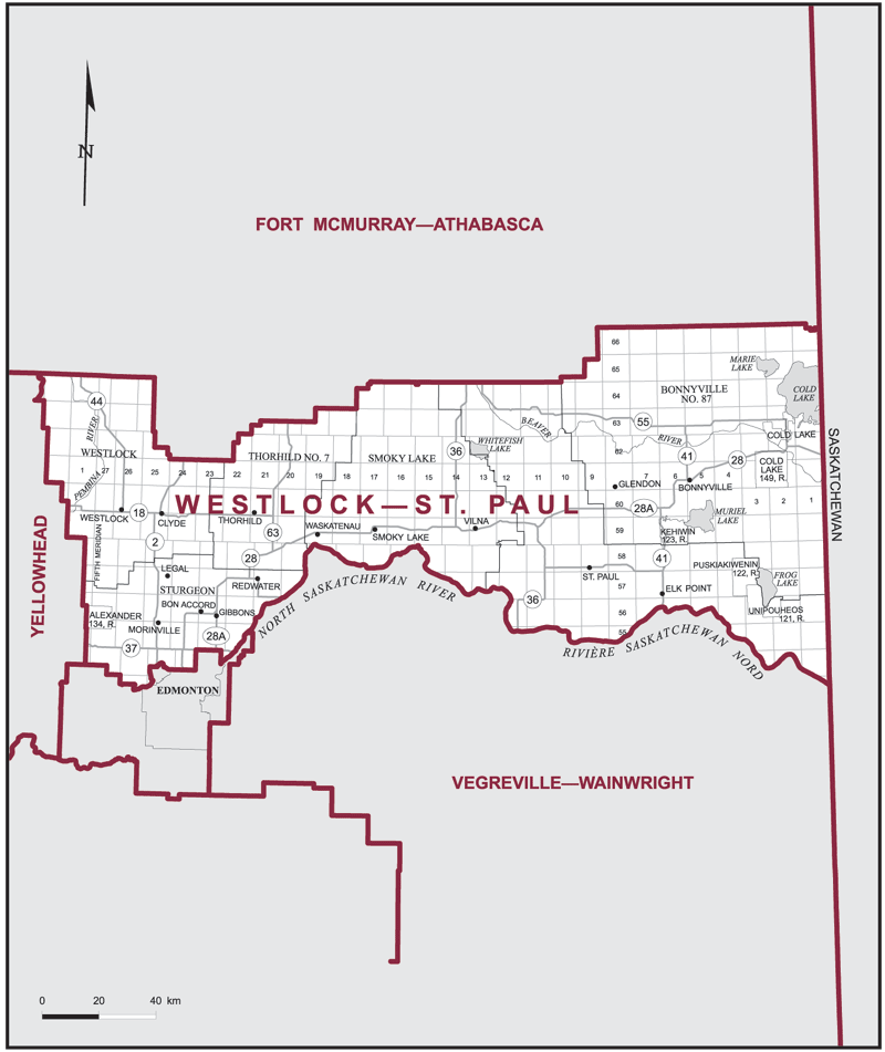 Westlock-St.Paul Riding, 2011 - Source: Elections Canada