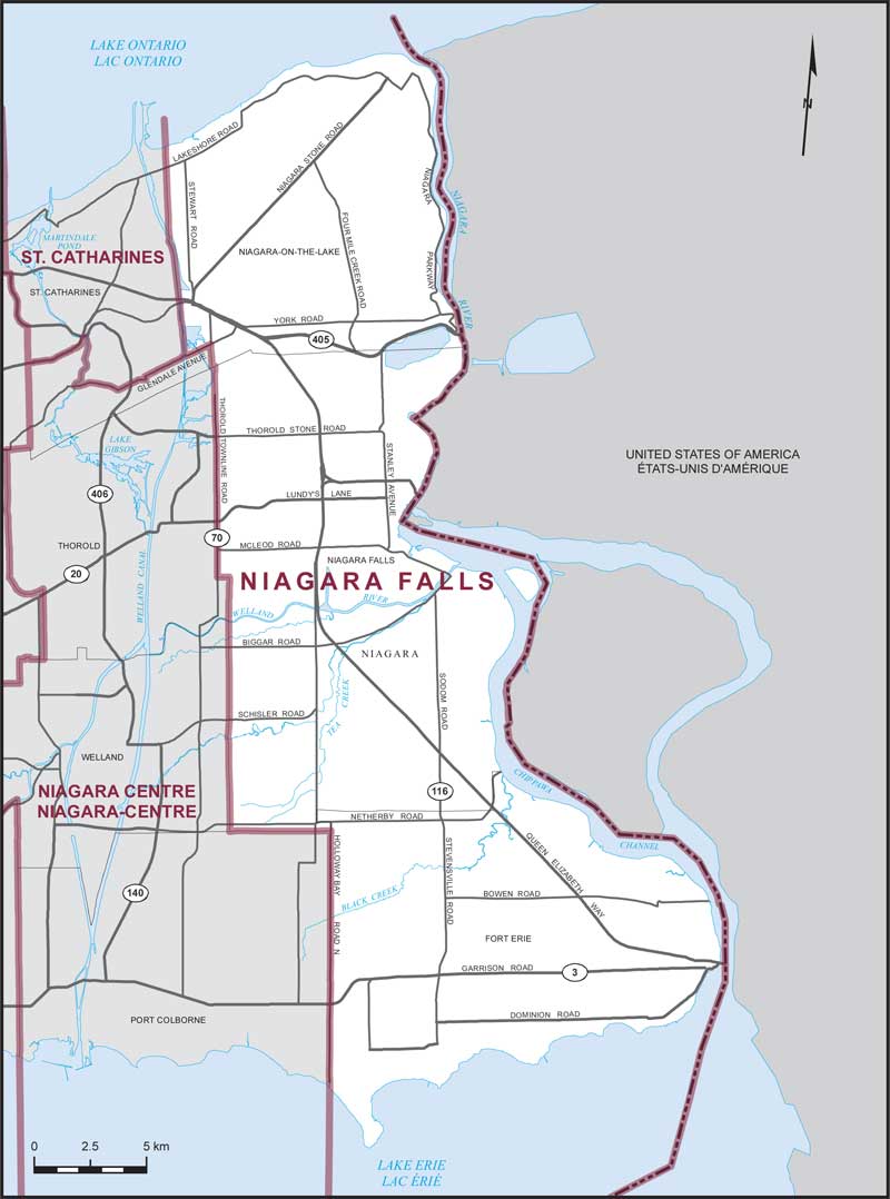Map – Niagara Falls, Ontario