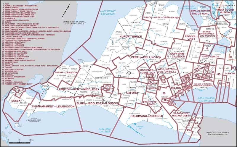 Map – Southern Ontario (Map 2), Ontario