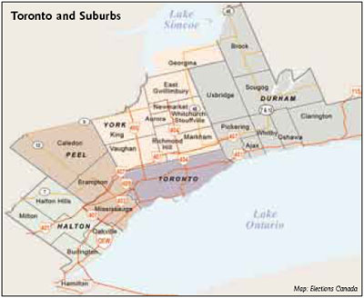 Toronto and Suburbs