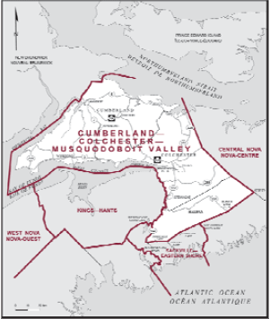 Carte - Cumberland–Colchester–Musquodoboit Valley
