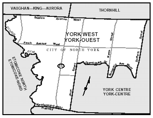 Figure 5 ? Carte locale de York-Ouest (Ontario)