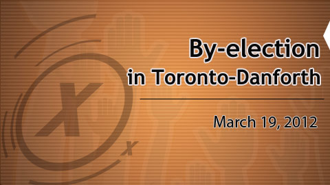 By-election in Toronto-Danforth on March 19, 2012