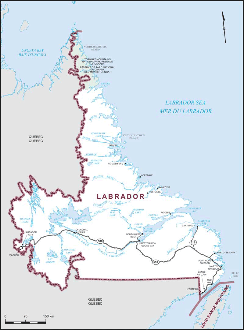Map de Labrador