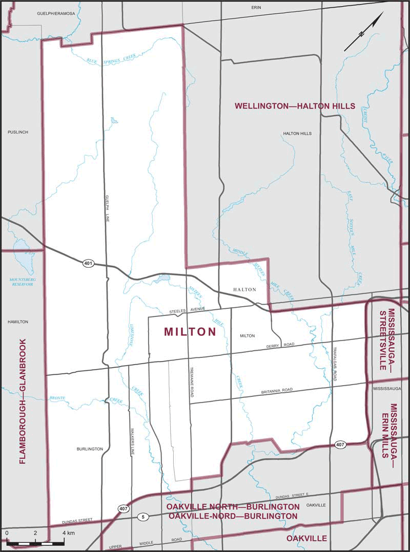 Map de Milton