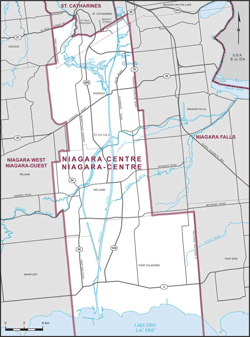 Map of Niagara Centre
