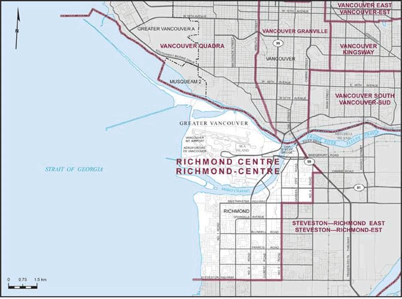 Map de Richmond-Centre