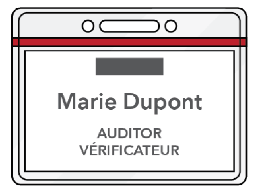 Auditor's badge