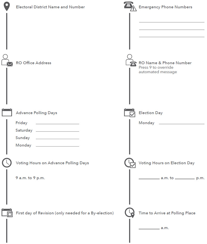 Central Poll Supervisor Guidebook – Elections Canada