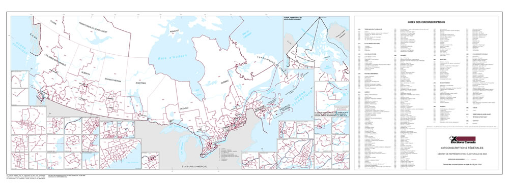 Carte du Canada (petite carte)