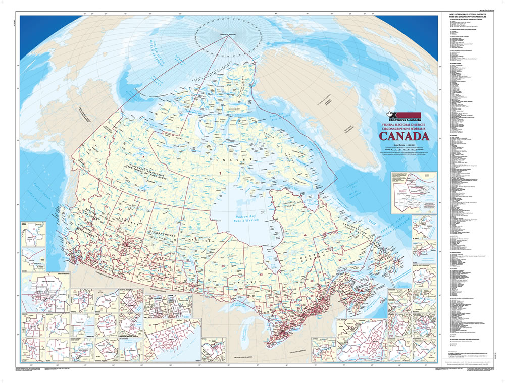 Map of Canada (large map)