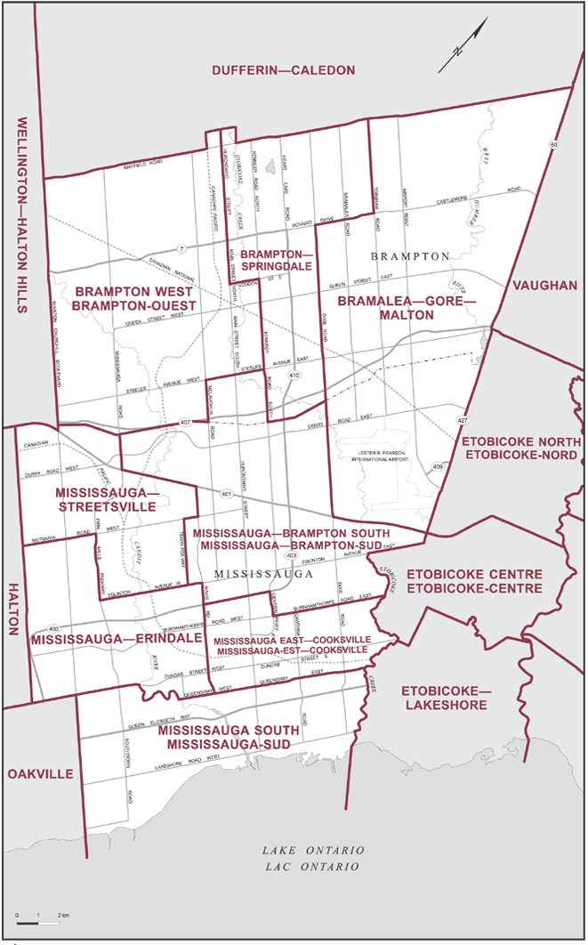 Map – Brampton, Ontario