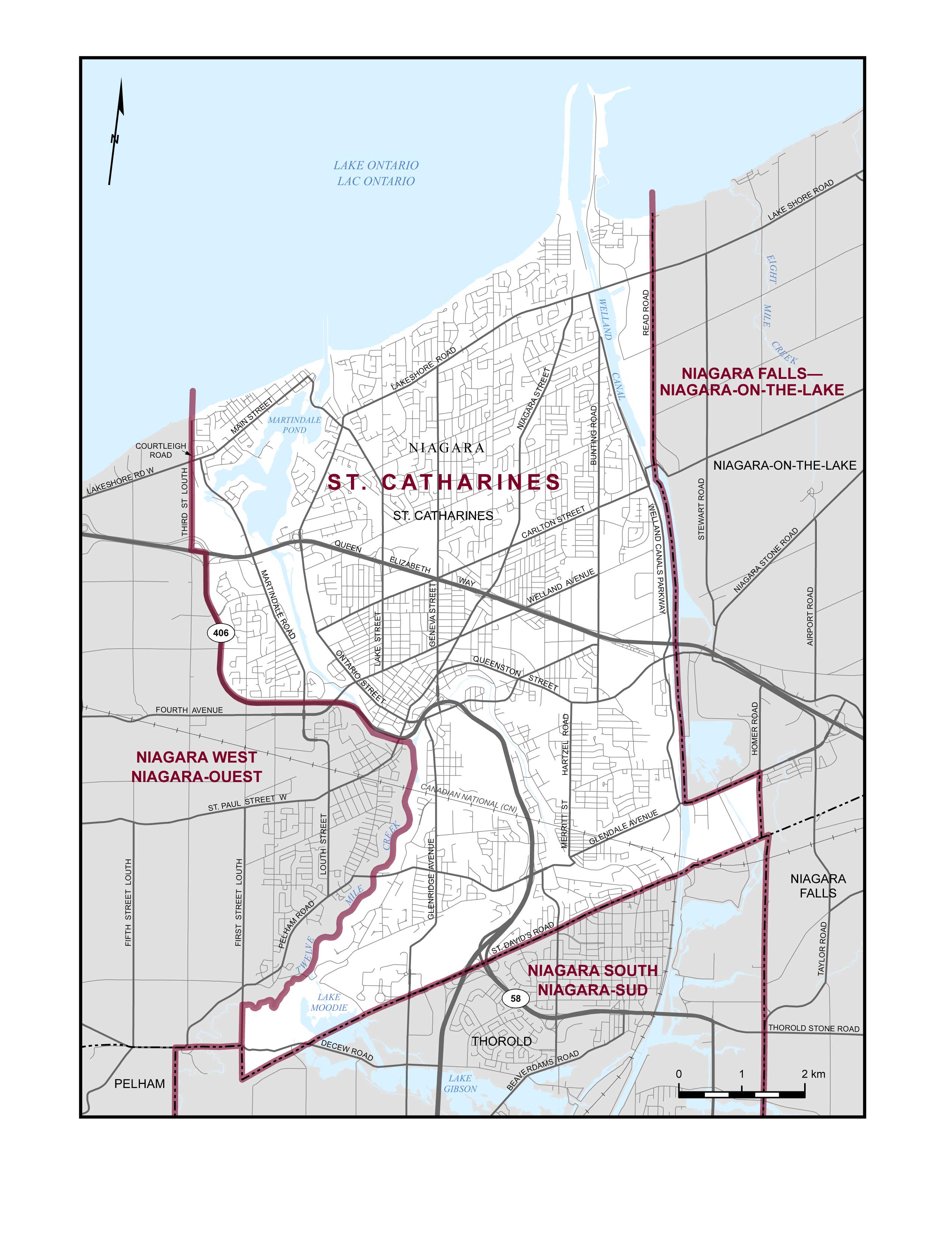 St. Catharines | Maps and Boundary Descriptions – 2023 Representation ...