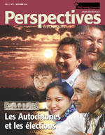 Perspectives électorales : Novembre 2003