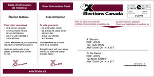 Image de la carte d'information à l'électeur