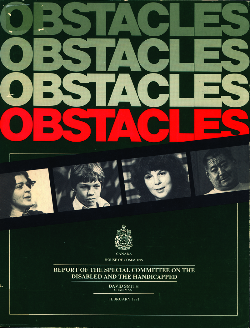 An image of the front cover of the report entitled 'Obstacles.' (English version)